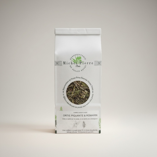 Duo Ortie & Romarin – Tisane Vitalité & Énergie Naturelle | Infusion Tonique