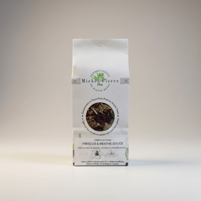 Duo Hibiscus & Menthe Douce – Tisane Fraîche & Digestive