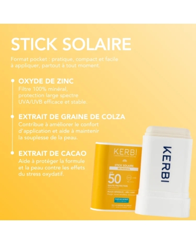 Stick Solaire Minérale SPF 50