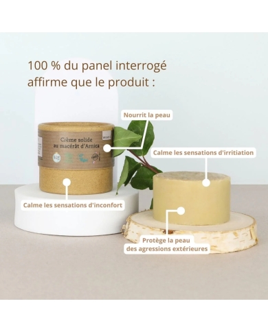 Crème solide au macérât d'Arnica