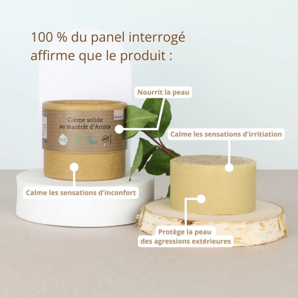 Crème solide au macérât d'Arnica