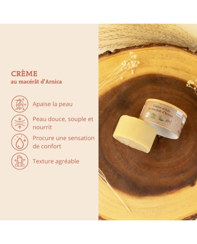 Crème solide au macérât d'Arnica