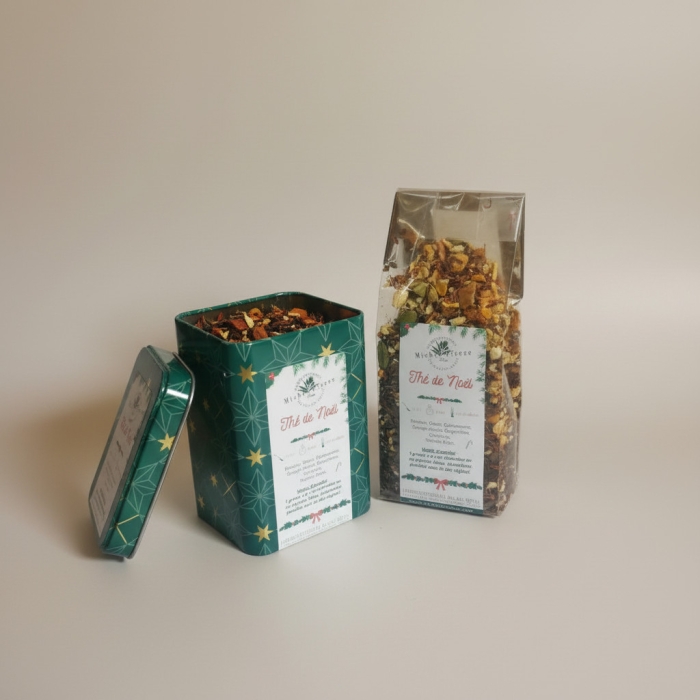 Thé de Noël – Édition Limitée | Rooibos, Cacao & Cardamome | Michel Pierre | 100g