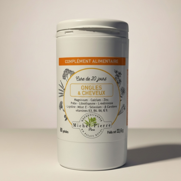Ongles & Cheveux en gélules Herboristerie du Palais Royal Paris Michel Pierre
