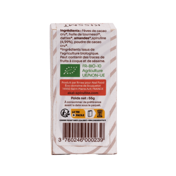 Truffe Spiruline et cacao cru Bio