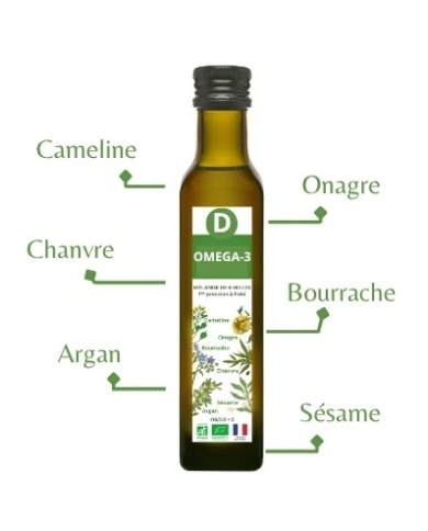 Holonage D en huile alimentaire Bio