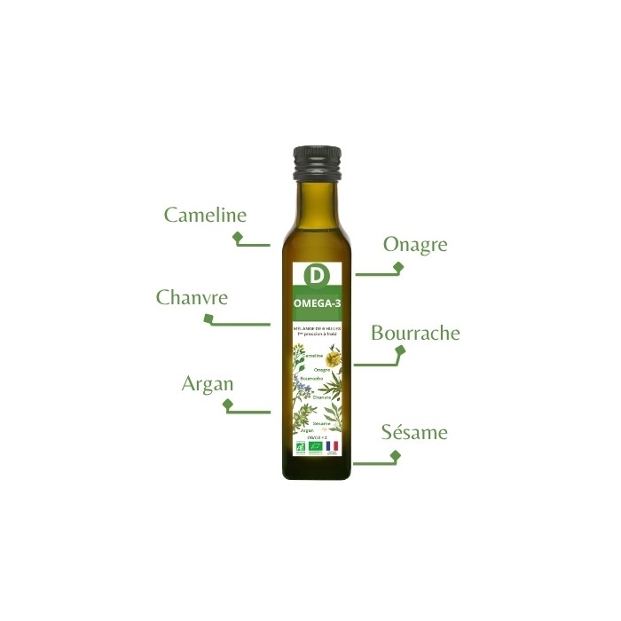 Holonage D en huile alimentaire Bio