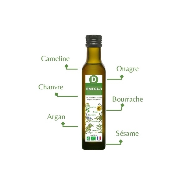 Holonage D en huile alimentaire Bio