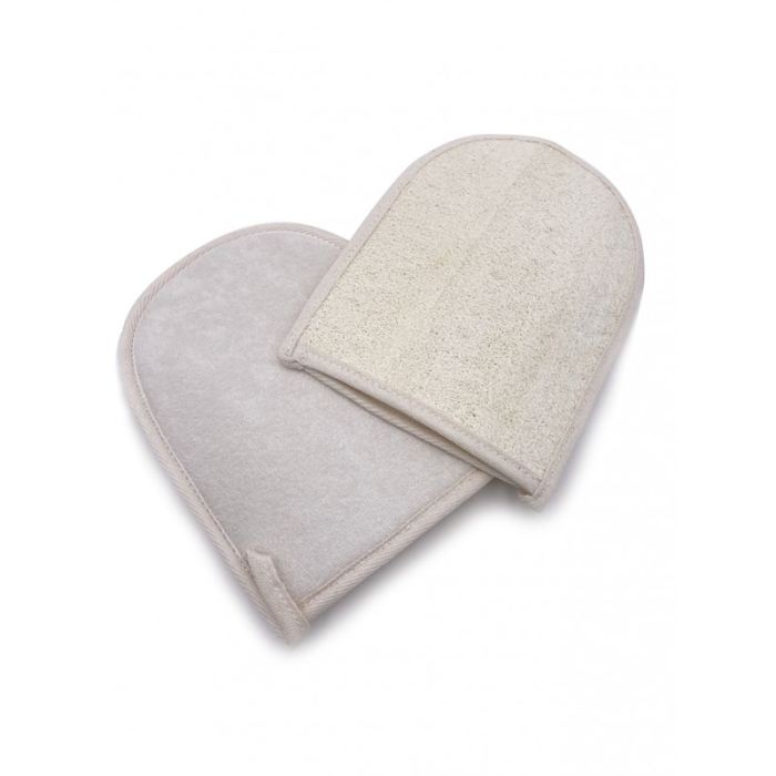 Gant exfoliant en Luffa