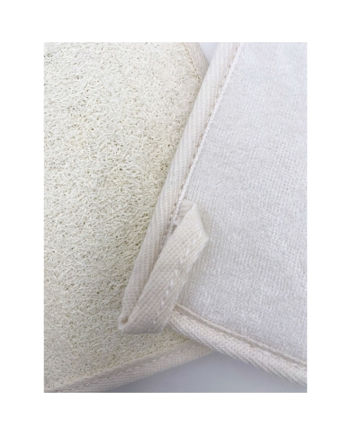 Gant exfoliant en Luffa