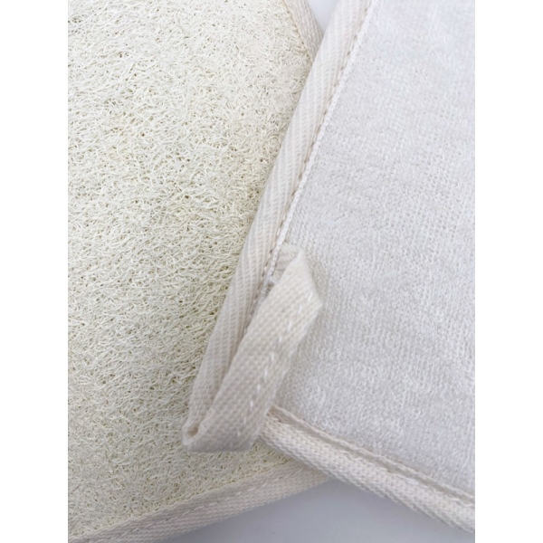 Gant exfoliant en Luffa