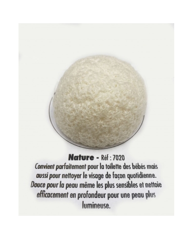 Eponge Konjac Nature