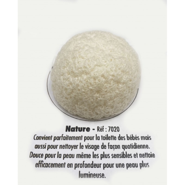 Eponge Konjac Nature