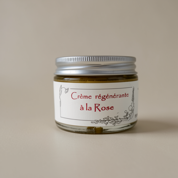 Crème régénérante à la rose