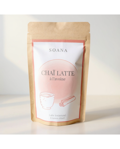 Chaï latte instantané bio au lait d’avoine