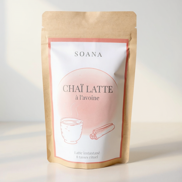 Chaï latte instantané bio au lait d’avoine