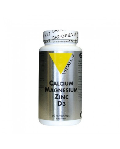 Calcium + Magnésium + Zinc + D3 en comprimés Calcium + Magnésium + Zinc + D3 en comprimés