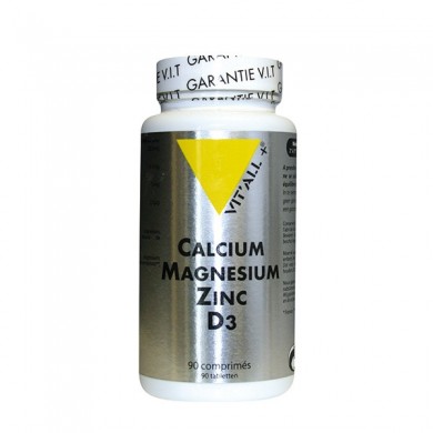 Calcium + Magnésium + Zinc + D3 en comprimés Calcium + Magnésium + Zinc + D3 en comprimés