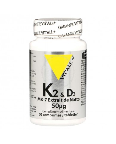 Vitamine K2 + D3 en comprimés Vitamine K2 + D3 en comprimés