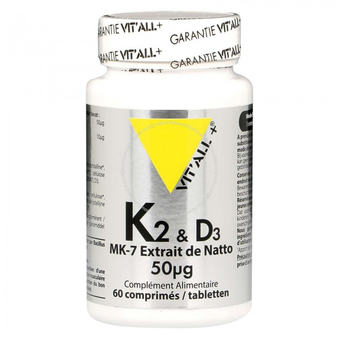 Vitamine K2 + D3 en comprimés