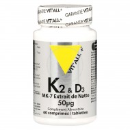 Vitamine K2 + D3 en comprimés Vitamine K2 + D3 en comprimés
