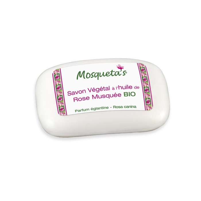 Savon Végétal à l'huile de Rose Musquée Bio