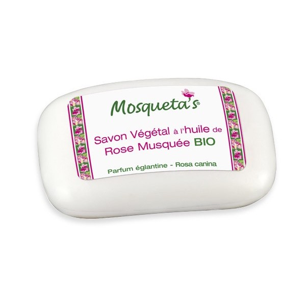 Savon Végétal à l'huile de Rose Musquée Bio