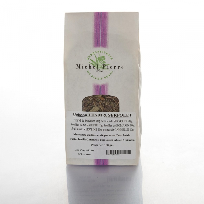 Tisane Thym et Serpolet