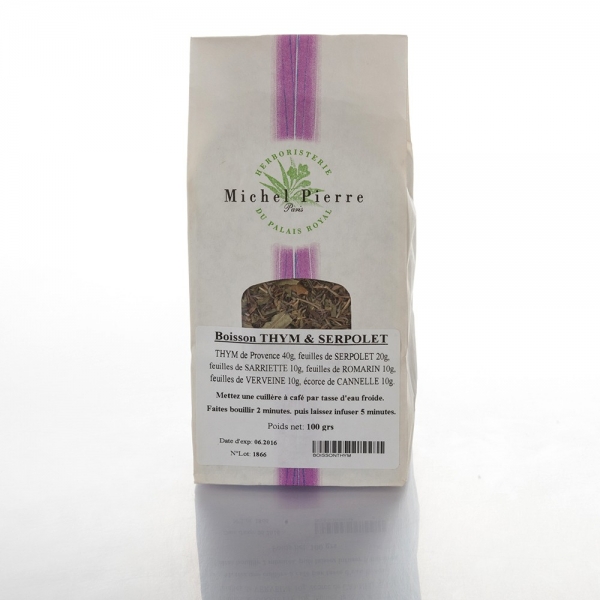 Tisane Thym et Serpolet
