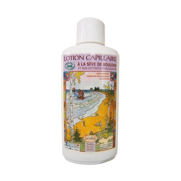 Lotion Capillaire à la sève de Bouleau et aux extraits d'Argousier