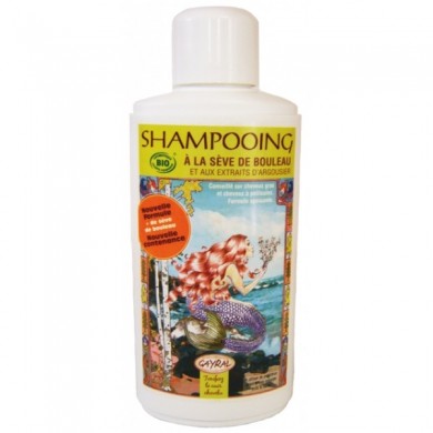 Shampooing à la sève de Bouleau et aux extraits d'Argousier Shampooing à la sève de Bouleau et aux extraits d'Argousier