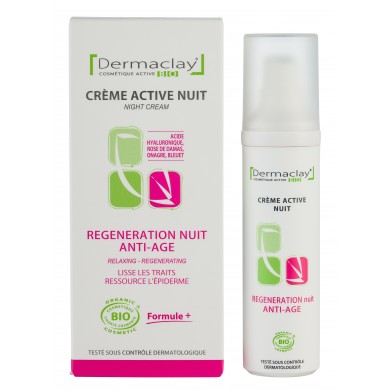 Crème Active Nuit Régénération / Anti-âge Crème Active Nuit Régénération / Anti-âge